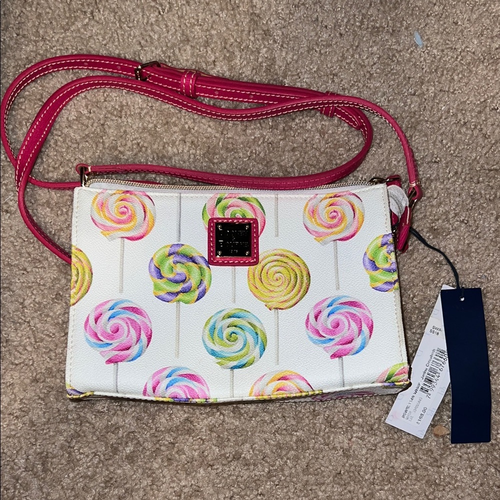 Rare Dooney & Bourke Multicolor Lollipop Crossbody Bag